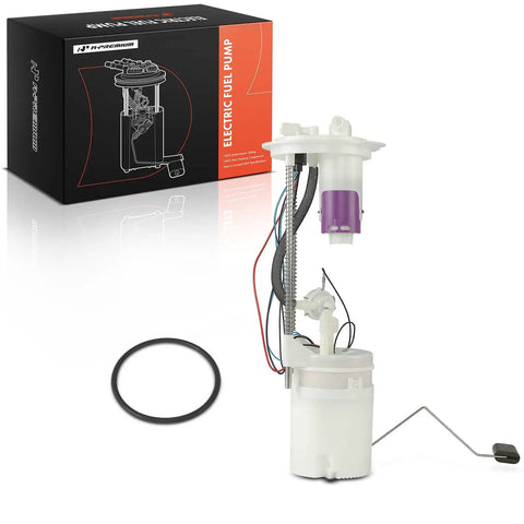Electric Fuel Pump Module Assembly Compatible With Infiniti QX56 QX80 5.6L V8 showing assembly with wires and black O-ring.
