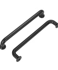 5 Pack 5 Inch Matte Black Kitchen Cabinet Handles And Modern Cabinet Pulls For Cabinets Cupboards Dressers And Drawer Pulls And Closets