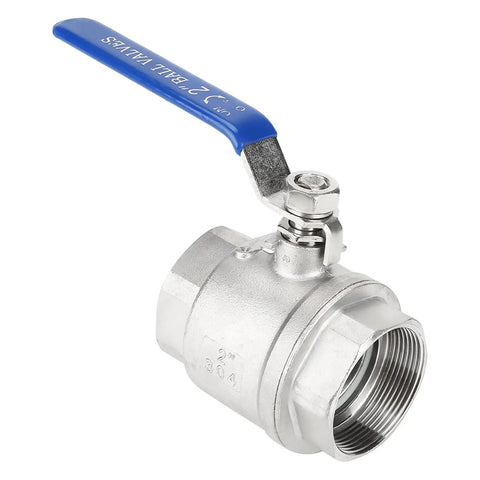 2 Inch 304 Stainless Steel Ball Valve Featuring An Isolated Sealing Surface And Female Thread Full Port Configuration