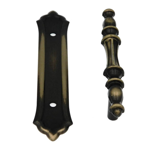 3 Inch Cabinet Pull Handle With Laid Back Antique English Finish Zinc Bar Pull For Kitchen Cabinets Drawer Update French Colony Vibe Vintage Hardware Upgrade To Spice Up Your Pad Durable Metal Construction, showcasing antique style and sturdy zinc build.