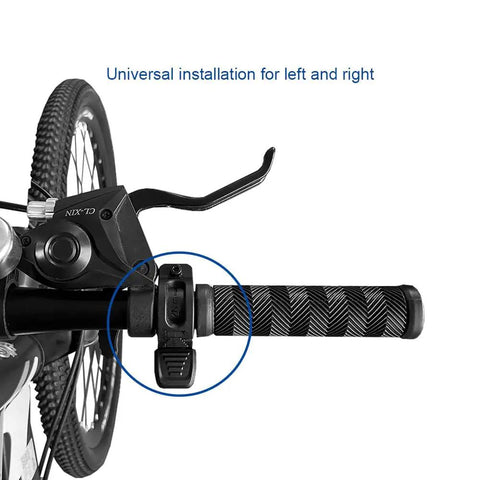 Thumb Throttle For E Bikes And Scooters With 3 Pin SM Plug 12V To 72V Range Left Or Right Speed Accelerator on 22mm Handlebar