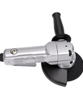 5 Inch Pneumatic Angle Grinder Featuring A Badass 11000 Rpm Motor That Knocks Out Tough Metal Cutting Grinding And Polishing Tasks Without Breaking A Sweat Today - top view showing the handle and disc.