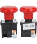 Heavy Duty Metal Emergency Stop Push Button Switch For Electric Forklift And Stacker With Instant Shut Off, red top, durable design.