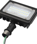 Heavy Duty 16 Pack LED Outdoor Flood Lights 15 Watt 4000K Bronze Waterproof Housing compact design with wiring for installation.
