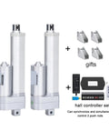 Pro Grade 2 Pack Linear Actuator Motor With Plug And Play Controller Dc 24V 800 mm Stroke 4000N Push Pull Force For Heavy Duty Smarthome Builds That Run Smooth As Butter, featuring dual linear actuators and controller.