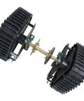 Pair Rear Axle Track Kit For Go Kart ATV UTV Buggy Quad Snow Rubber Sand Tracks For Snowmobile And Gasoline Motorcycles Durable Metal Build