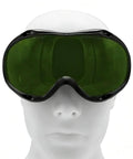 Heavy Duty Laser Safety Glasses With Kickass OD 6 Plus Protection Against UV And IR Radiation Tough As Nails Industrial Laser Goggles front view