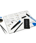Slick Magnetic Project Mat With Rewritable Surface For Super Tight Electronics Organization Keep Screws And Parts Sorted In Twenty Zones While You Fix Iphones And Macs Solid Setup with tools and components.
