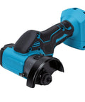 Heavy Hitter Cordless Mini Circular Saw And Angle Grinder 2 In 1 Featuring Brushless Motor 12000 Rpm And Rechargeable Battery close up view