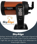 NexStar 8SE Computerized Telescope Bundle with SkyAlign technology and control panel, ideal for easy stargazing and auto-tracking.