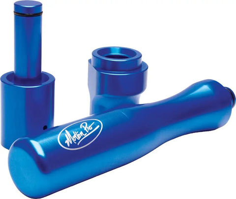 Shop Grade Blue Ktm Heim Joint Tool With Comfort Grip For Heavy Dirt Bike Suspension Work And Quad Repairs Features Locking O Ring Mechanism For Fast Seal Alignment And Solid Bearing Installations, ergonomic design.