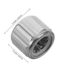 Metal one way needle roller bearing with 8mm inner diameter, 14mm outer diameter, for gym machines, heavy duty operation.