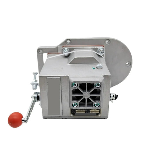 Shop Grade Electric Linear Actuator Featuring Electro Magnetic Driven Oil Pump Drive For Daily Grind And Precise Positioning A2000C F Hella Reliable Smooth Operator front view with red lever and cooling vents.