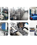 Manufacturing facility showcasing machinery and production lines for 10 Pack 6304 2RS Deep Groove Ball Bearings 20x52x15mm Chrome Steel.