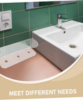 Wall Mounted Spray Bottle Holder Knocks The Mess Out Of Your Bathroom Or Garage With Heavy Duty Acrylic Design That Keeps Your Cleaning Tools Looking Fresh, positioned near a sink.