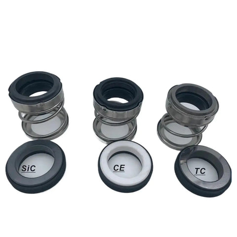 Kick The Drip Habit Forever With This Tough As Nails Silicon Carbide Mechanical Seal For 3 Inch Oil Pump Shafts Stationary Seat Setup Runs Sweet And Blocks Weak Acid Leakage Without Breaking A Sweat. Three mechanical seals with rubber and metal components.