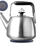 Whistling Stovetop Tea Kettle With Big Capacity And Fast Heat Technology Built With Thick Durable Body For All Cooktops Induction