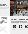 Wall fixing screw bolts with aircraft expansion tubes in Self Drilling Drywall Anchors Kit With Butterfly Shaped Nylon And ABS Wall Anchors.