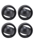 10 Pack GE12ES Spherical Bearings Built Tough For Heavy Lifting Hydraulic Cylinders With Wicked Smooth Radial Pivot Pro Shop Grade Industrial Rig Parts Forging Machine Tools. Black spherical bearings set shown in four pack.