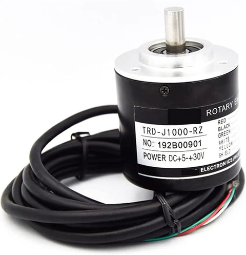 Absolute Rotary Encoder With Built In Switch For Precise Position Sensing, Corrosion And Wear Resistant, cable view