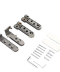 Invisible Concealed Door Hinge For Real Wood Doors Built Tough With Heavy Duty 304 Stainless Steel hardware and mounting screws.