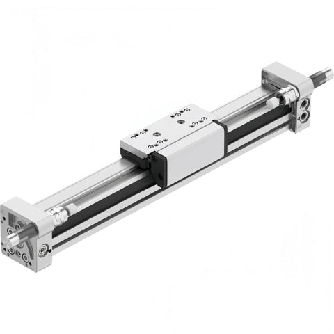 Rock Solid Dgc 40 Linear Drive Actuator 532449 with silver housing and black rail for heavy duty automation tasks.