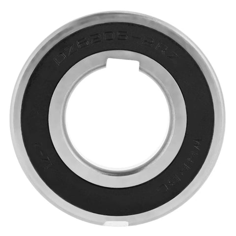 Drop Dead Solid Chrome Steel One Way Bearing Sprag Clutch With Dual Keyways delivering smooth freewheel spin and instant torque lock backstop, 25mm.