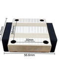Smooth Glide Linear Guide Block HSR15 HSR15B Set with dimensions showing precision bearings for CNC machines and 3D printers.