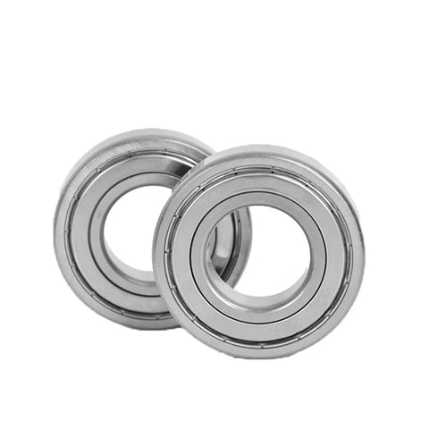 Heavy Duty Stainless Steel Deep Groove Ball Bearings ZZ Sealed Precision Machine Parts Pair, designed for smooth rolling action.