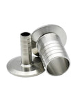 Sanitary Stainless Steel Hose Barb To Tri Clamp Pipe Fittings Boss Grade Range with Barbs 0.5-2 Inch Clamp Ends SS304 316L