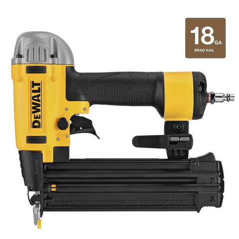 18 Gauge Precision Point Brad Nailer with Compact Nose for Five Eighths Inch to Two and One Eighth Inch Nails shown in side view.