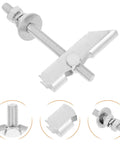 Heavy Duty Toggle Bolts With Wing Nuts 12 Piece Drywall Anchor Kit For Hanging Frames And Shelves On Drywall And Brick Walls