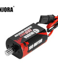 180 Brushed 55T RC Motor With Stainless Steel Pinion for TRX4M Crawler Upgrades Defenders Bronco K10 F150 1/18 Rock Crawling.