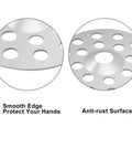 Tough As Nails Galvanized Steel Foam Board Fasteners 1-1/8 Inch Insulation Nails 300 Pack smooth edge and anti-rust surface details.