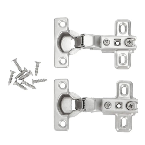 Soft Close Damper Hinges 2 Pack For Kitchen Cabinets 25mm Overlay Full Or Half Overlay Inline Mount Stainless Steel Cabinet Door