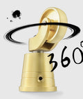 Top Shelf 4 Pack Solid Brass Casters, Hella Durable 360 Degree Swivel Design, smooth rolling brass wheel design close-up.