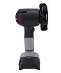 Cordless Angle Grinder For Fruit Trees And Orchard Wood Zero Cord Drama Heavy Duty Copper Motor Bark Stripper side view