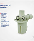 AC Motor Assembly Pump for LG Appliances 4681EA1007A Replacement Part, DIY Repair Solution for Home, OEM-Style Upgrade