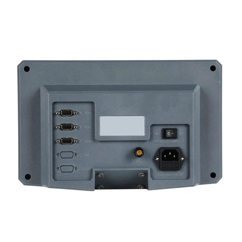 Rock Solid Digital Caliper Ruler With Bright LCD Screen And Linear Scale Encoder complete back view with connectors for X, Y, Z axes.