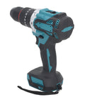 Badass 18V Cordless Drill With 140Nm Torque And Dual Speed Controls For Crushing Stubborn Nuts Zero Strip Setting Half Inch Chuck side view
