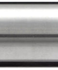 Close-up of Carbide Square Nose End Mill Pro Grade Extra Long Reach For Aluminum And Nonferrous 6 Inch Length with sharp flutes.