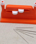 Mini Design Needle Threader Two Pack Threading Device Plastic Double Head Sewing Threading Guide Tool Easy To Use Red For Home And Shop Use Handy Gift For Mom And Elderly Shoppers Quick Effortless Needle Threading For Any Needle, red plastic threader with needles