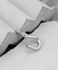 10 Pack M4 Screw Hanging Hook With Spring Buckle Eye Hook For Lights And Signs, DIY Go To Mounting Gear With Metric Internal Threads M4, 32mm Long, 18mm Wide, 4mm Thread Diameter, 10mm Hook Width silver hook with spring buckle attached to threaded insert
