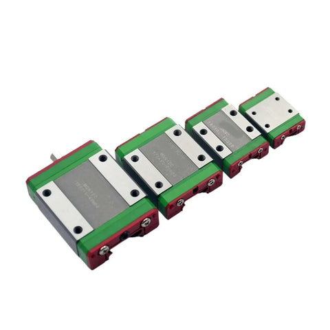 High Precision Linear Guide Rail Kit With Smooth MGN7C Blocks For Easy DIY CNC And 3D Printer Builds That Deliver Super Accurate Motion Without Frustration Or Worry About Wear, three MGN7C blocks