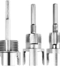 Heavy Duty Three Piece Pipe Thread Kit With No Fuss Dual Function Internal And External Threading for PVC and plastic pipes