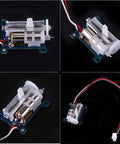 Ultra Lightweight Micro Linear Servo Actuator For RC Planes 1.5 Gram Analog Build with visible motor and wiring.