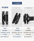 Invisible Self Closing Door Hinge With Silent Hidden Hydraulic Buffer And Quick Release Adjustments In Sturdy Zinc Alloy, comparison of hinge types.