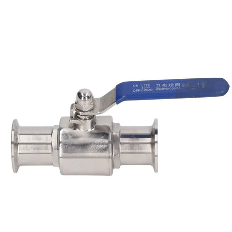 Heavy Duty Clamp Ball Valve With 304 Stainless Steel Body For Quick Grab Installation And Smooth Plumbing Flow Control