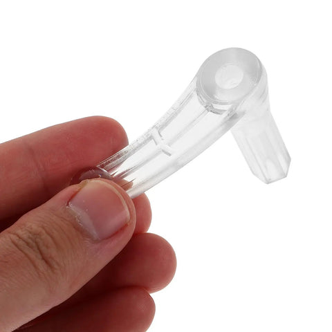 2 Pack Capsule Vending Machine Replacement Spiral Mechanism Parts Made From Durable Plastic, Easy Install, Quick Fix For Mini Capsule Machines, Keeps Your Vending Unit Up And Running Smoothly With Minimal Downtime transparent plastic part held in hand