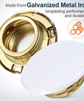 4 Pack Decorative Fire Sprinkler Covers Hide Ceiling Mounts Smart White Galvanized Iron Guards Protect Your Heads With Durable White Cap.
